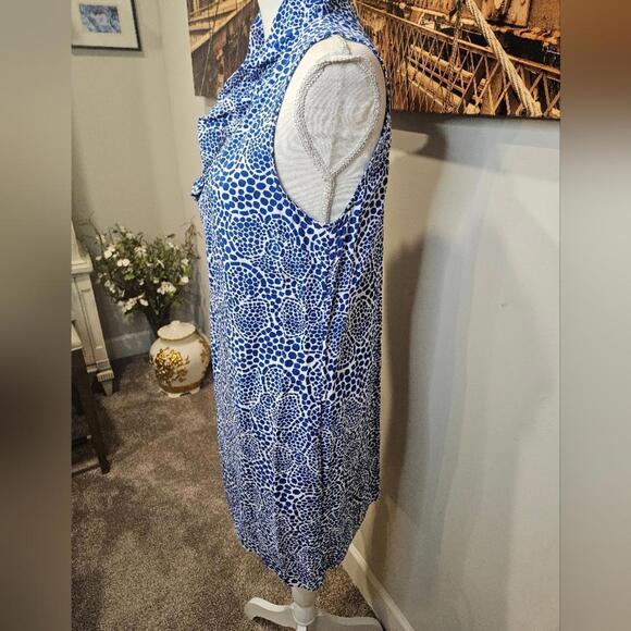 Crown & ivy Blue Floral Shift Dress – Summer Days #6 - Picture 3 of 8